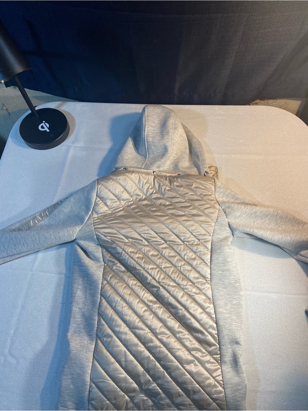 SwissTech Light Gray Jacket with Red Cross Logo